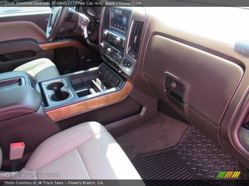 Black / Cocoa/Dune 2015 Chevrolet Silverado 3500HD LTZ Crew Cab 4x4