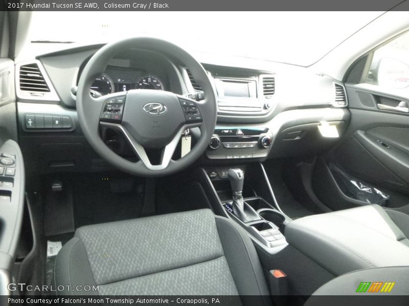 Coliseum Gray / Black 2017 Hyundai Tucson SE AWD
