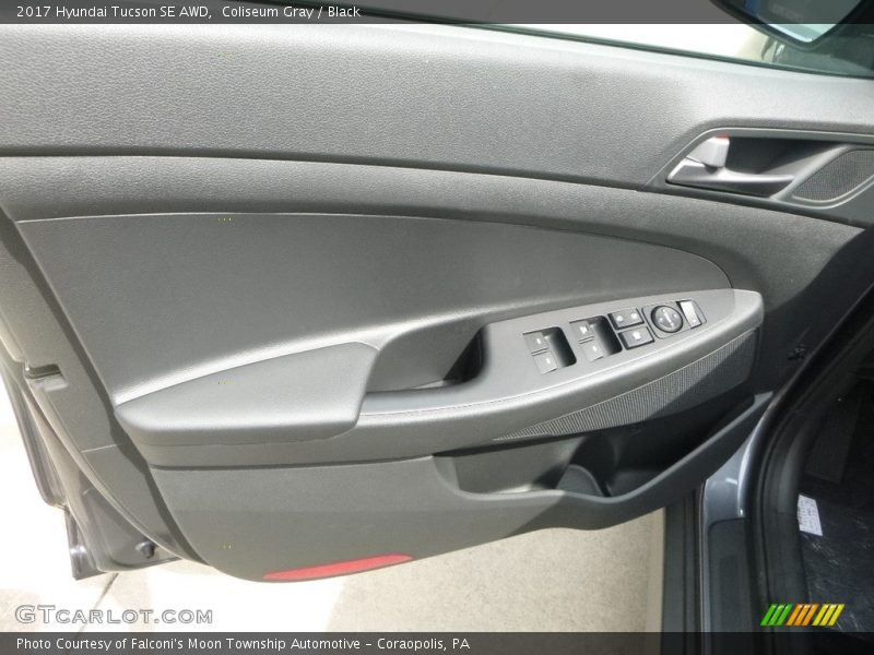Coliseum Gray / Black 2017 Hyundai Tucson SE AWD
