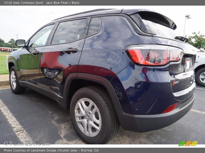 Jazz Blue Pearl / Black 2018 Jeep Compass Sport