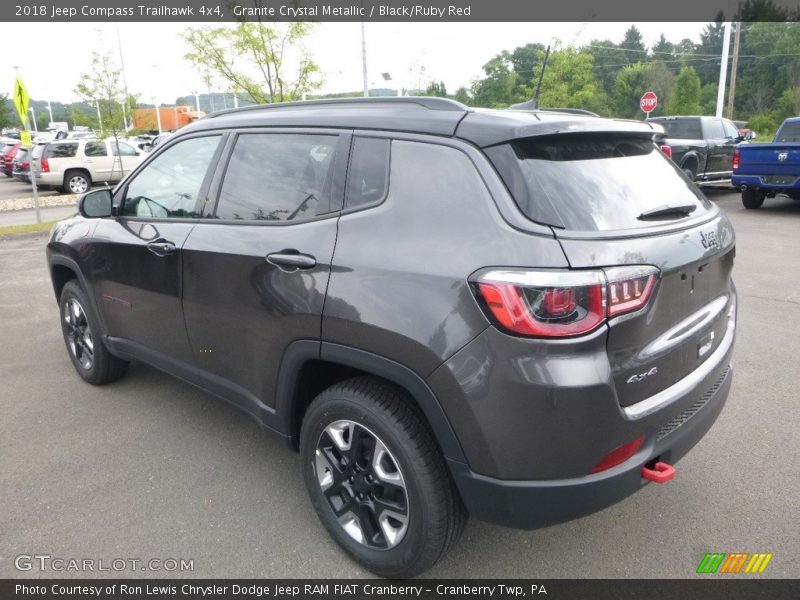 Granite Crystal Metallic / Black/Ruby Red 2018 Jeep Compass Trailhawk 4x4