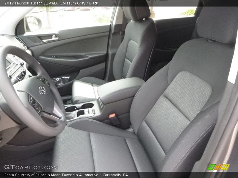 Coliseum Gray / Black 2017 Hyundai Tucson SE AWD