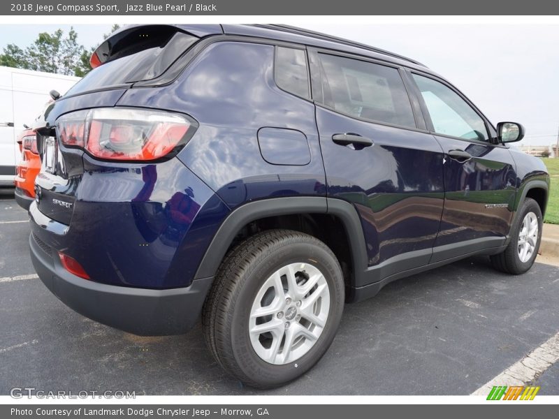 Jazz Blue Pearl / Black 2018 Jeep Compass Sport