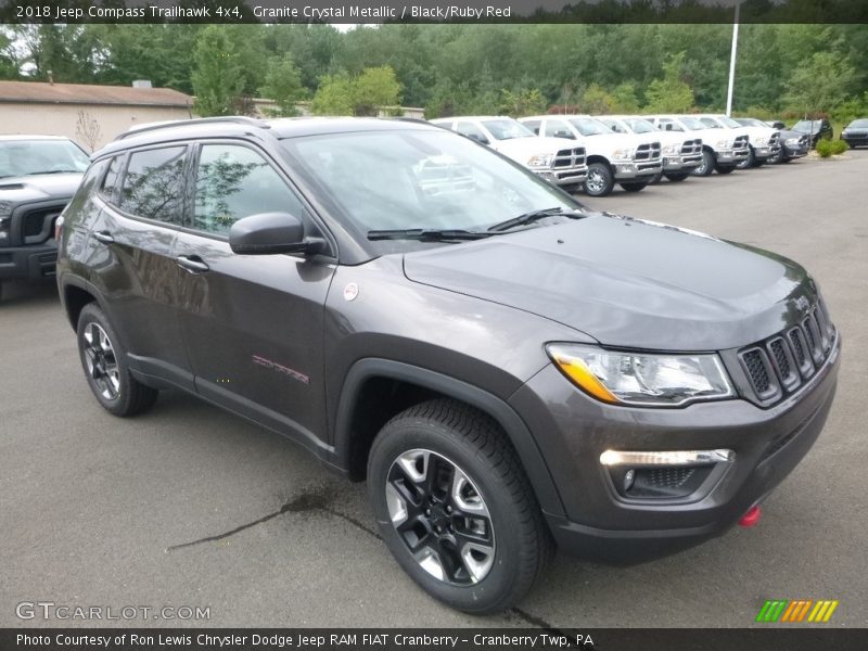 Front 3/4 View of 2018 Compass Trailhawk 4x4