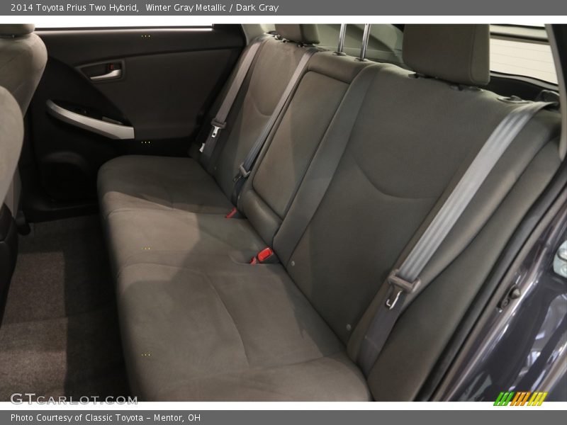 Winter Gray Metallic / Dark Gray 2014 Toyota Prius Two Hybrid