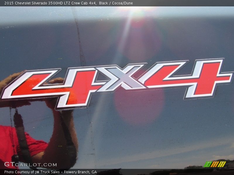 Black / Cocoa/Dune 2015 Chevrolet Silverado 3500HD LTZ Crew Cab 4x4