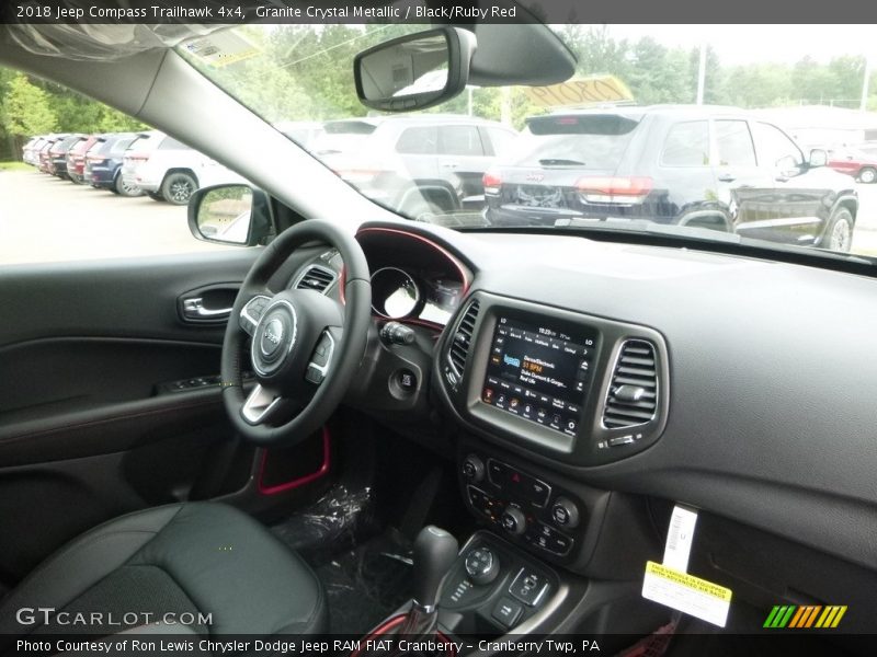 Granite Crystal Metallic / Black/Ruby Red 2018 Jeep Compass Trailhawk 4x4