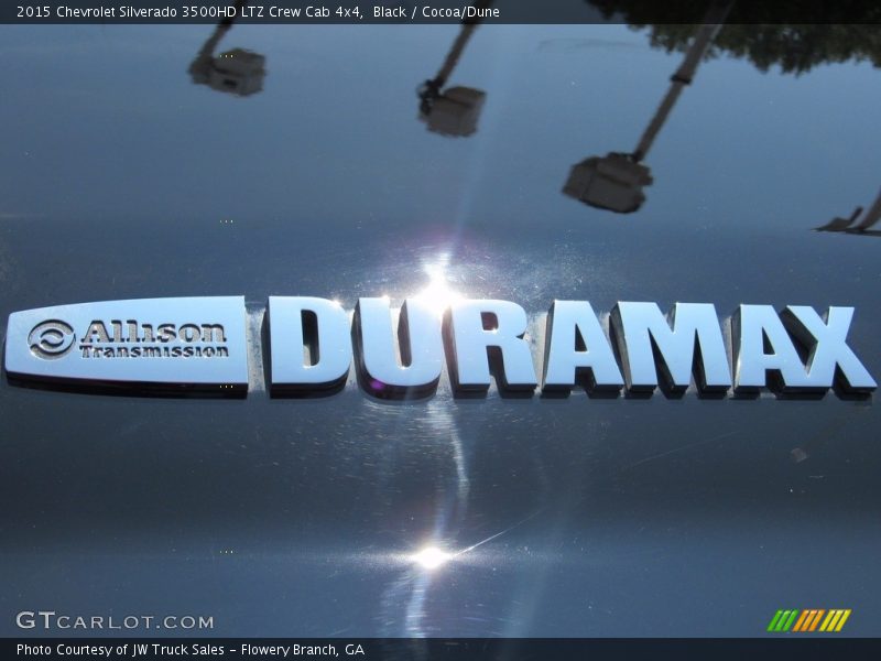 Black / Cocoa/Dune 2015 Chevrolet Silverado 3500HD LTZ Crew Cab 4x4