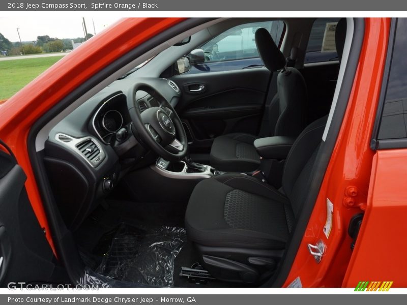 Spitfire Orange / Black 2018 Jeep Compass Sport