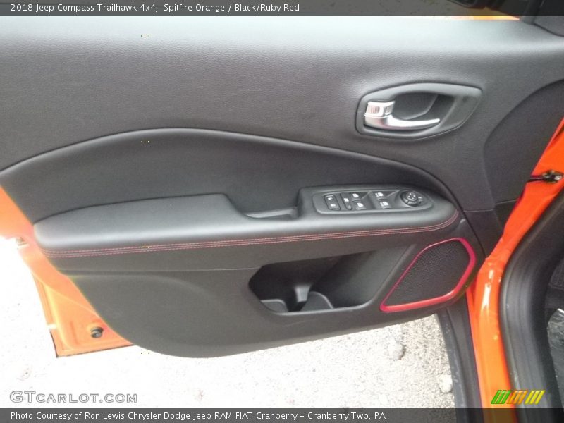 Spitfire Orange / Black/Ruby Red 2018 Jeep Compass Trailhawk 4x4