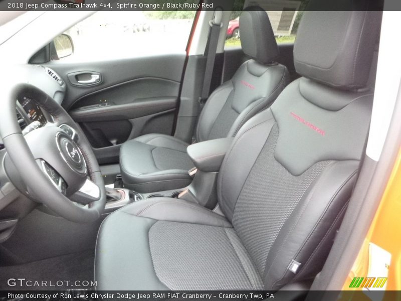Spitfire Orange / Black/Ruby Red 2018 Jeep Compass Trailhawk 4x4