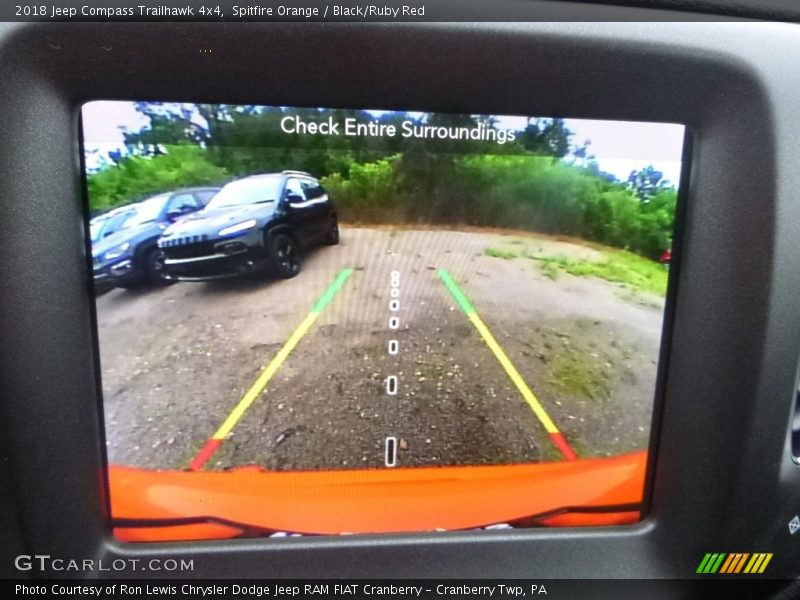 Spitfire Orange / Black/Ruby Red 2018 Jeep Compass Trailhawk 4x4