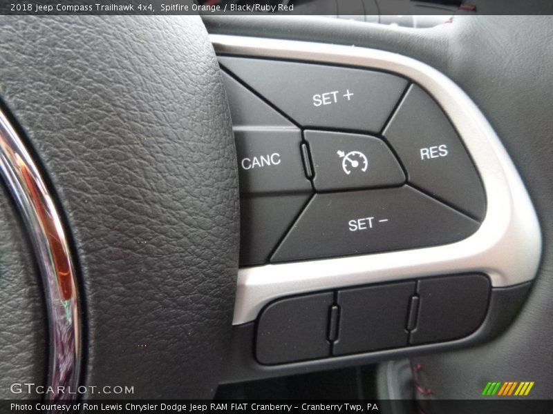 Spitfire Orange / Black/Ruby Red 2018 Jeep Compass Trailhawk 4x4