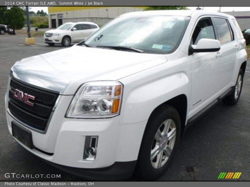 Summit White / Jet Black 2014 GMC Terrain SLE AWD