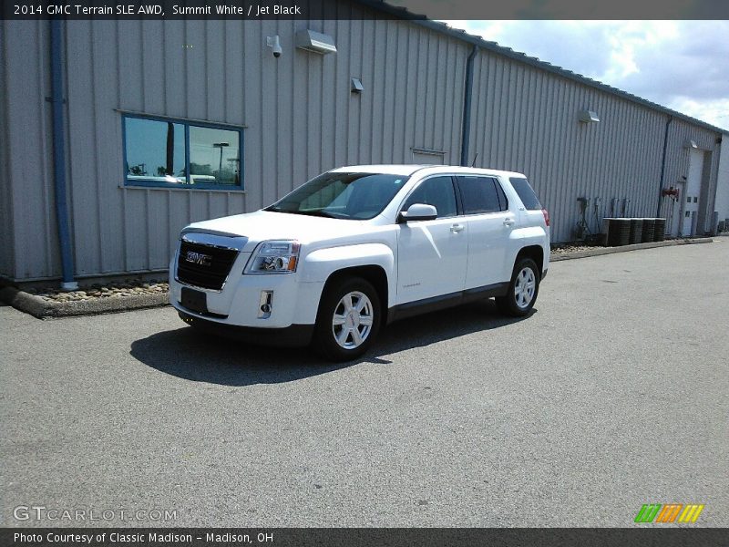 Summit White / Jet Black 2014 GMC Terrain SLE AWD