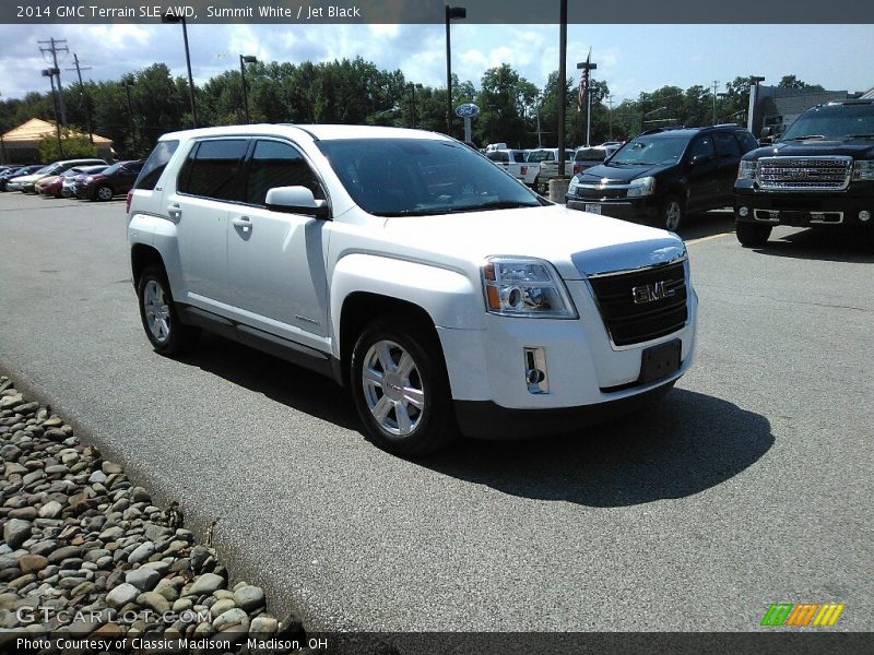 Summit White / Jet Black 2014 GMC Terrain SLE AWD