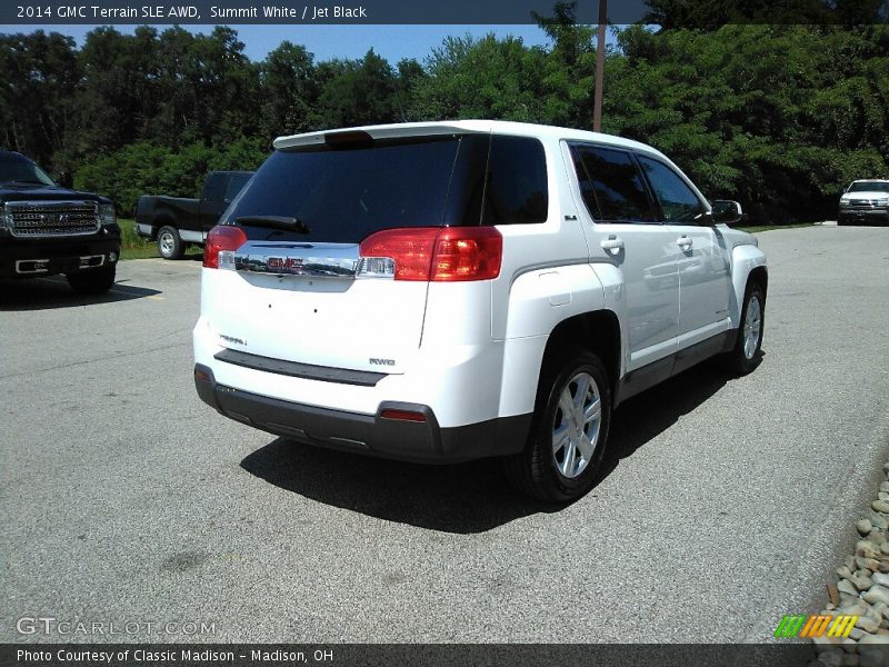Summit White / Jet Black 2014 GMC Terrain SLE AWD