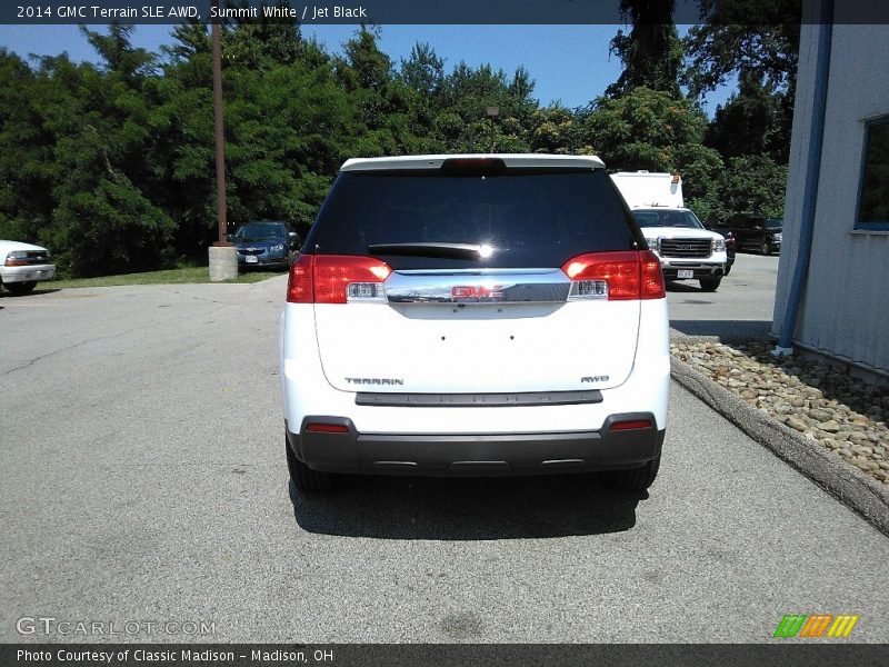 Summit White / Jet Black 2014 GMC Terrain SLE AWD