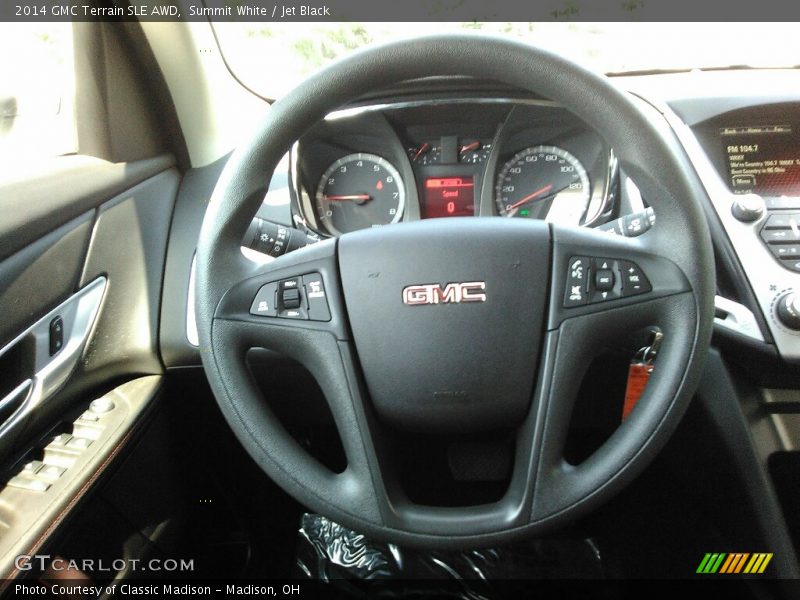 Summit White / Jet Black 2014 GMC Terrain SLE AWD