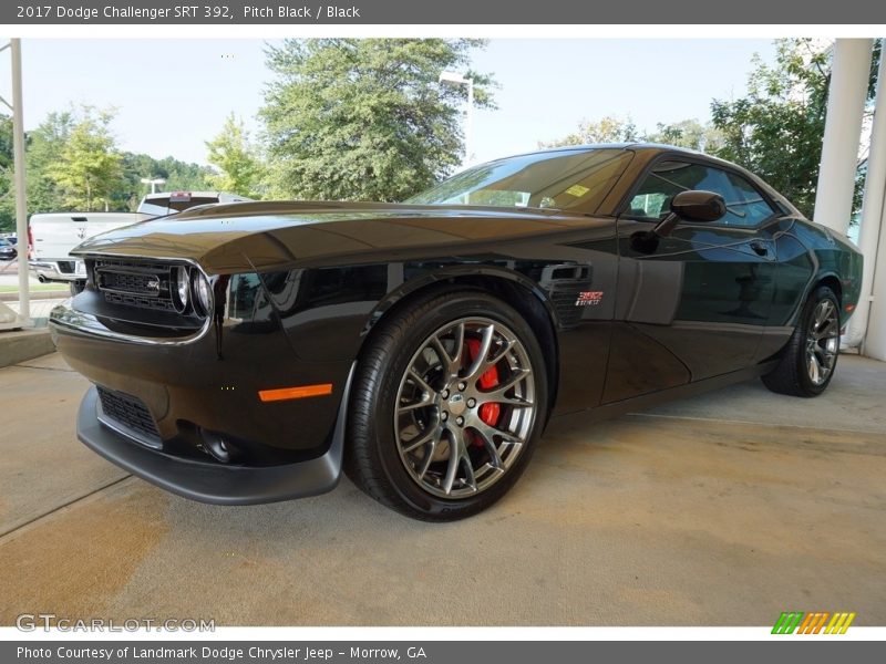 Pitch Black / Black 2017 Dodge Challenger SRT 392