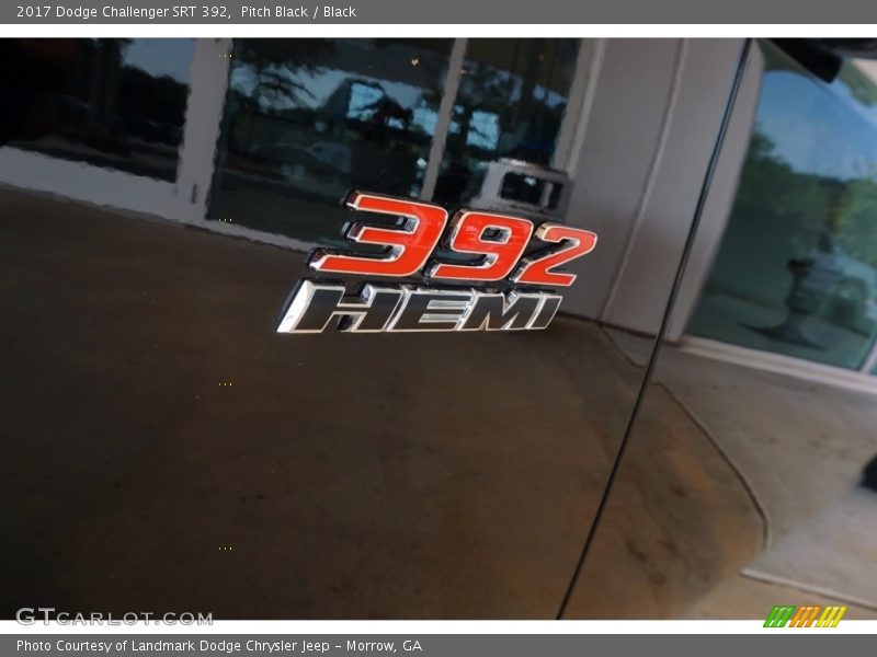 Pitch Black / Black 2017 Dodge Challenger SRT 392