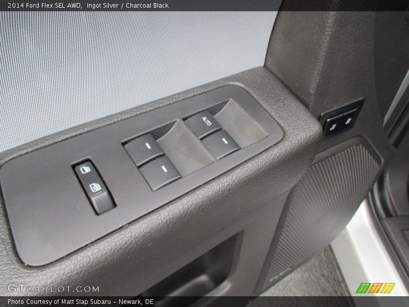 Ingot Silver / Charcoal Black 2014 Ford Flex SEL AWD