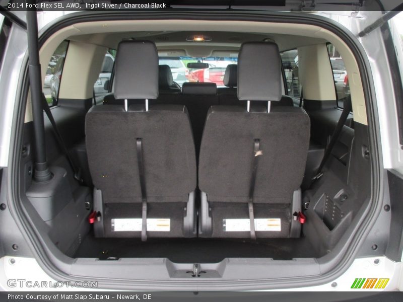 Ingot Silver / Charcoal Black 2014 Ford Flex SEL AWD