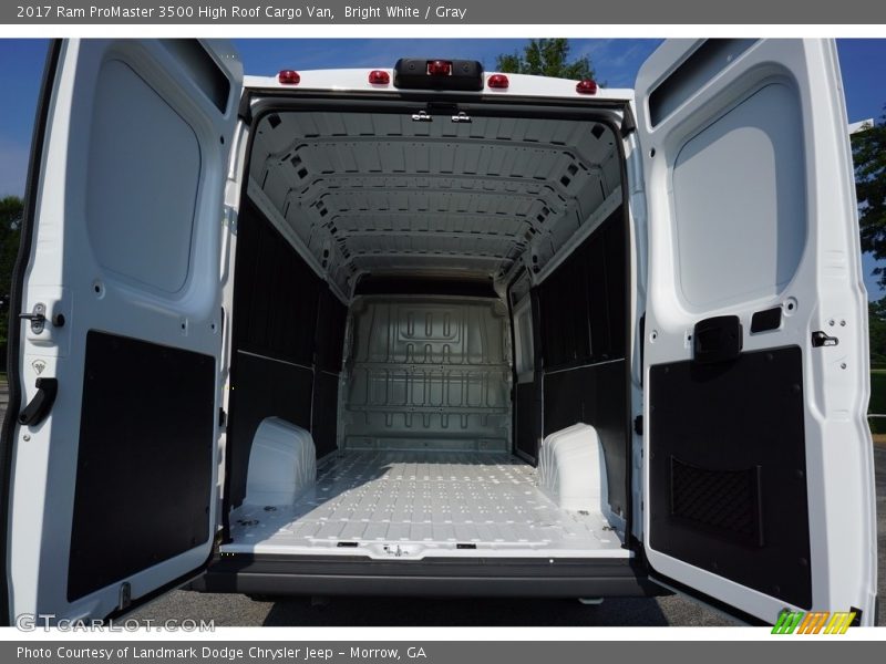 Bright White / Gray 2017 Ram ProMaster 3500 High Roof Cargo Van