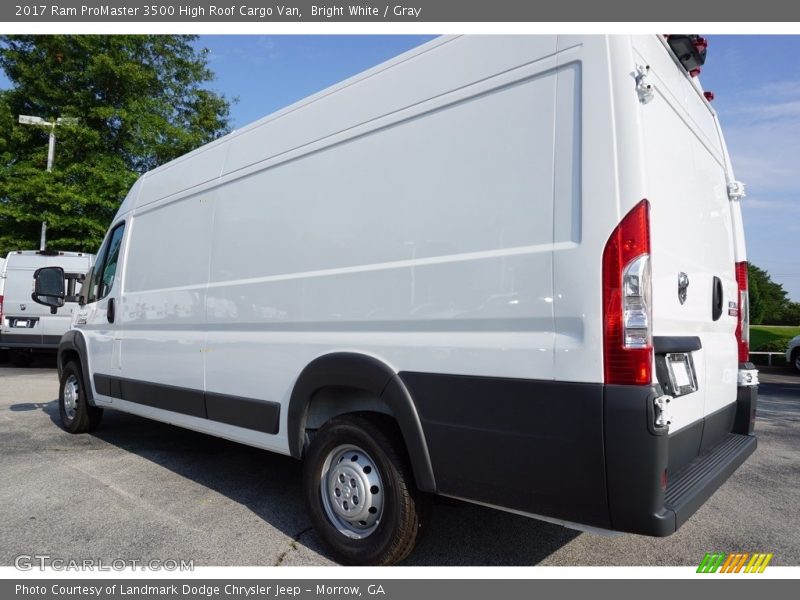 Bright White / Gray 2017 Ram ProMaster 3500 High Roof Cargo Van