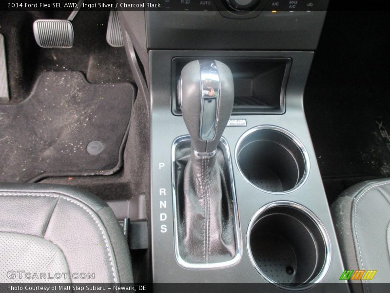 Ingot Silver / Charcoal Black 2014 Ford Flex SEL AWD