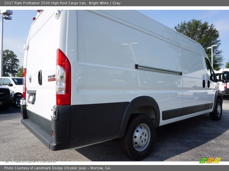 Bright White / Gray 2017 Ram ProMaster 3500 High Roof Cargo Van