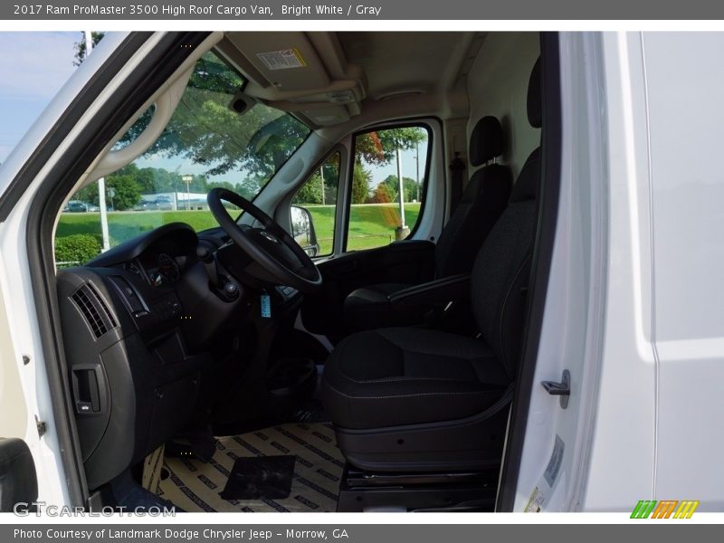 Bright White / Gray 2017 Ram ProMaster 3500 High Roof Cargo Van