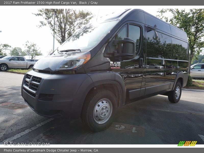 Black / Gray 2017 Ram ProMaster 1500 High Roof Cargo Van