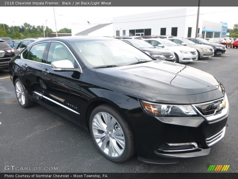 Black / Jet Black/Light Wheat 2018 Chevrolet Impala Premier