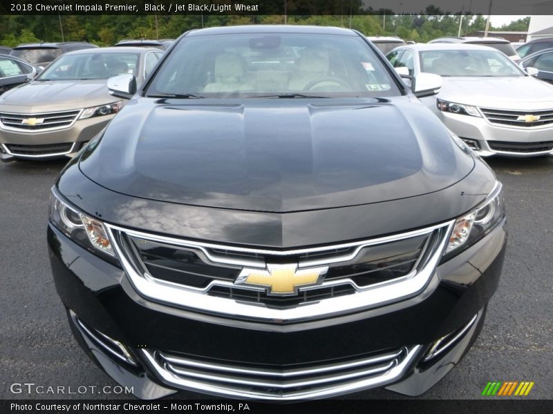 Black / Jet Black/Light Wheat 2018 Chevrolet Impala Premier