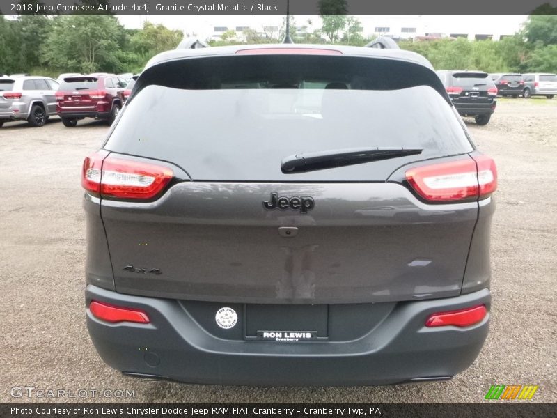 Granite Crystal Metallic / Black 2018 Jeep Cherokee Altitude 4x4