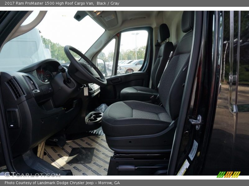 Black / Gray 2017 Ram ProMaster 1500 High Roof Cargo Van