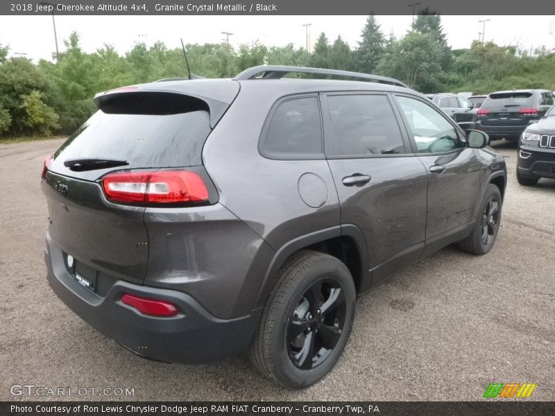 Granite Crystal Metallic / Black 2018 Jeep Cherokee Altitude 4x4