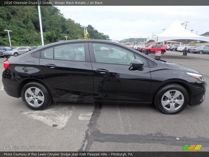 Mosaic Black Metallic / Jet Black 2016 Chevrolet Cruze LS Sedan