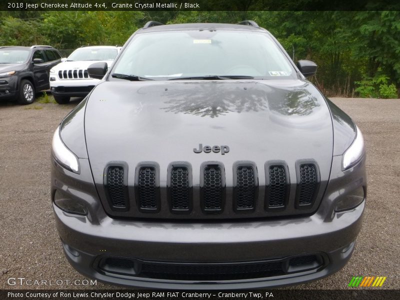 Granite Crystal Metallic / Black 2018 Jeep Cherokee Altitude 4x4