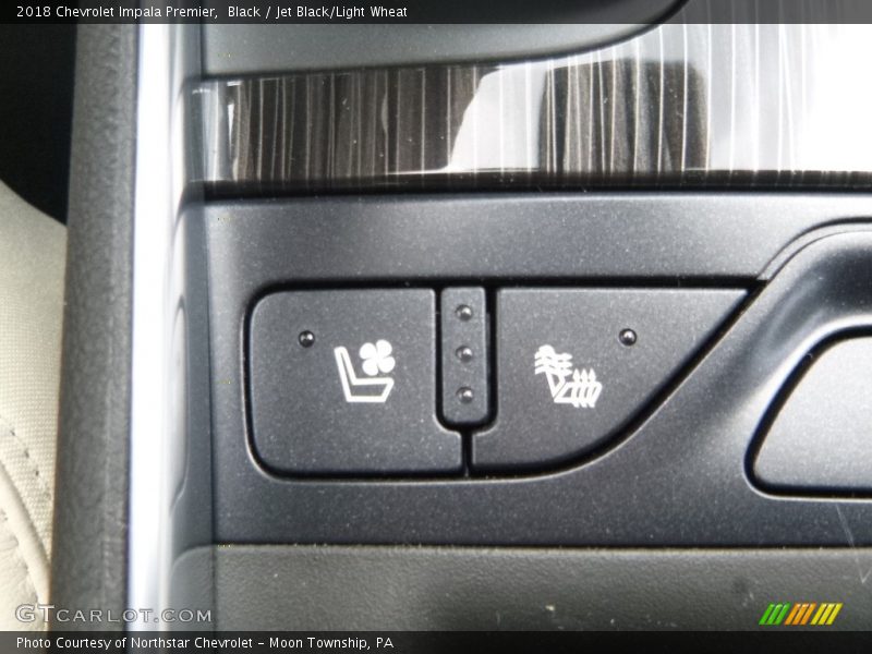 Black / Jet Black/Light Wheat 2018 Chevrolet Impala Premier