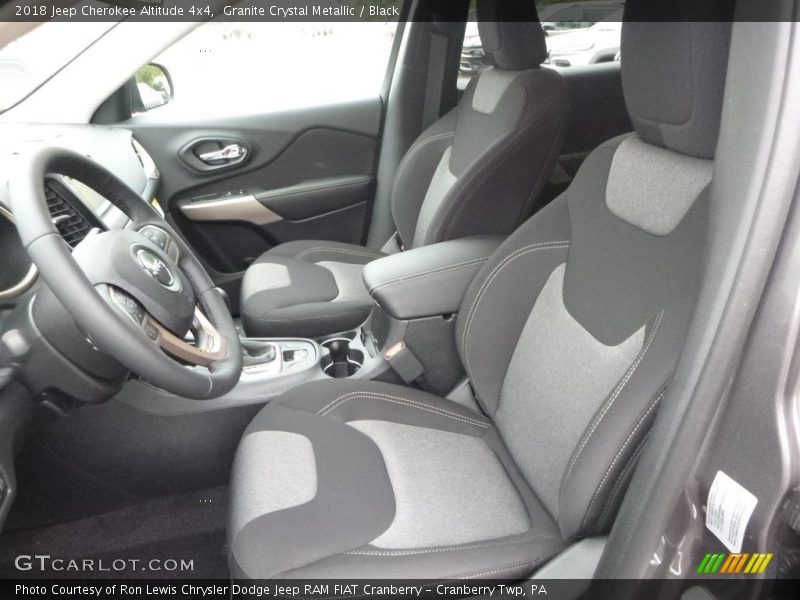Granite Crystal Metallic / Black 2018 Jeep Cherokee Altitude 4x4