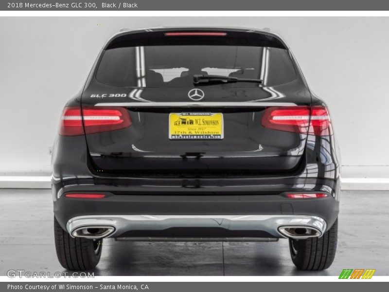 Black / Black 2018 Mercedes-Benz GLC 300