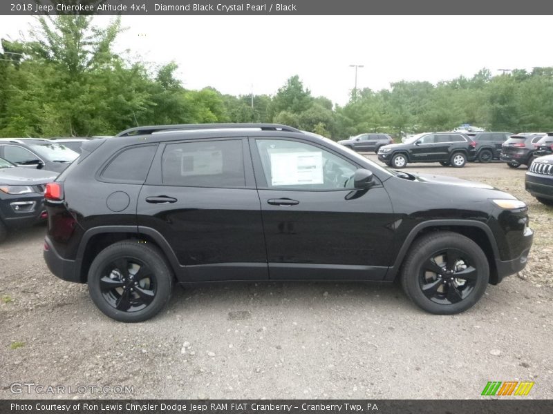  2018 Cherokee Altitude 4x4 Diamond Black Crystal Pearl