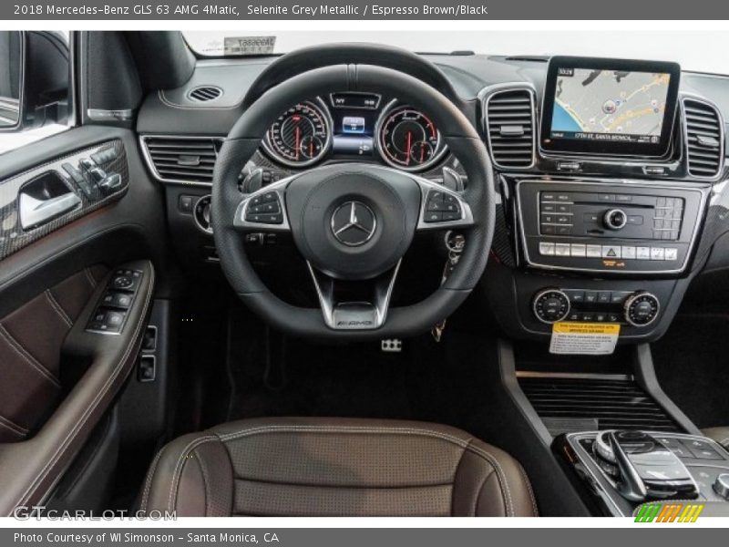 Dashboard of 2018 GLS 63 AMG 4Matic