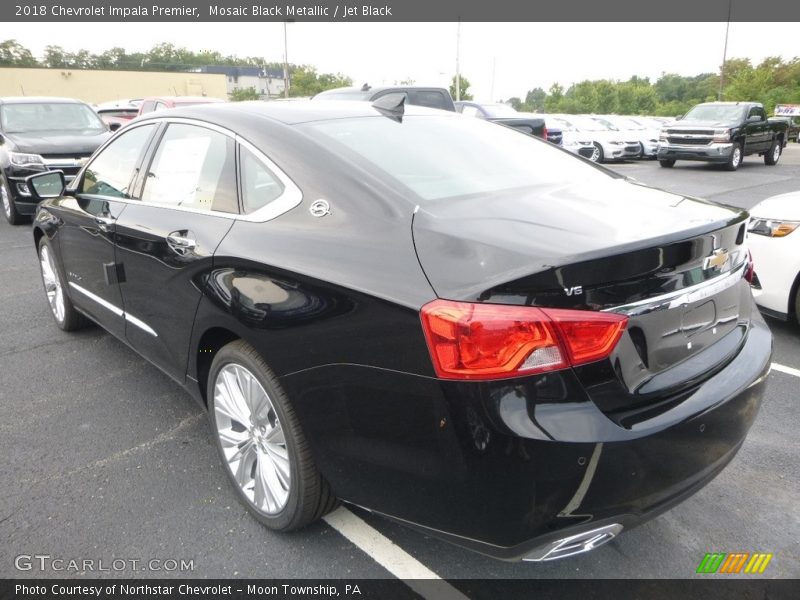 Mosaic Black Metallic / Jet Black 2018 Chevrolet Impala Premier