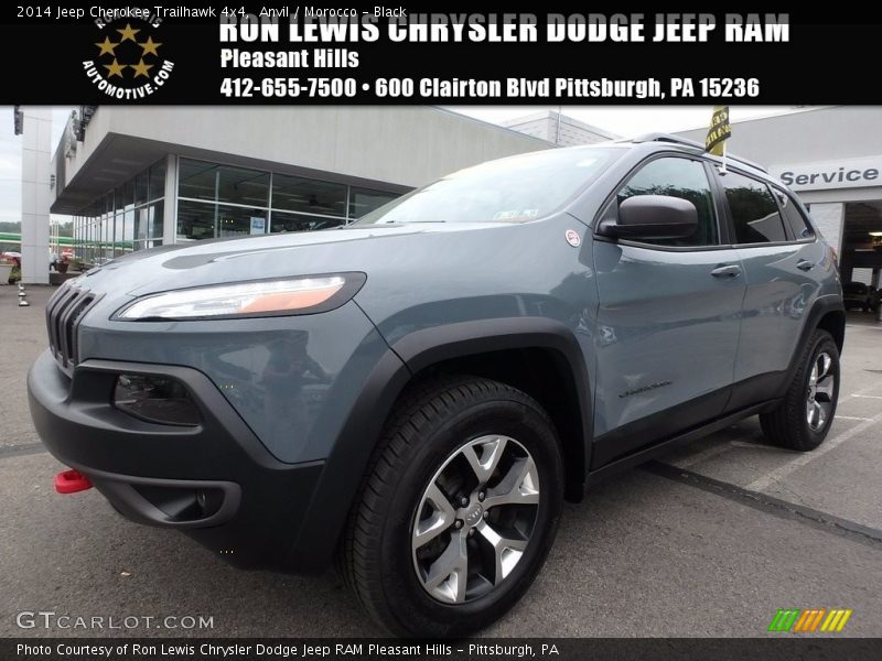 Anvil / Morocco - Black 2014 Jeep Cherokee Trailhawk 4x4