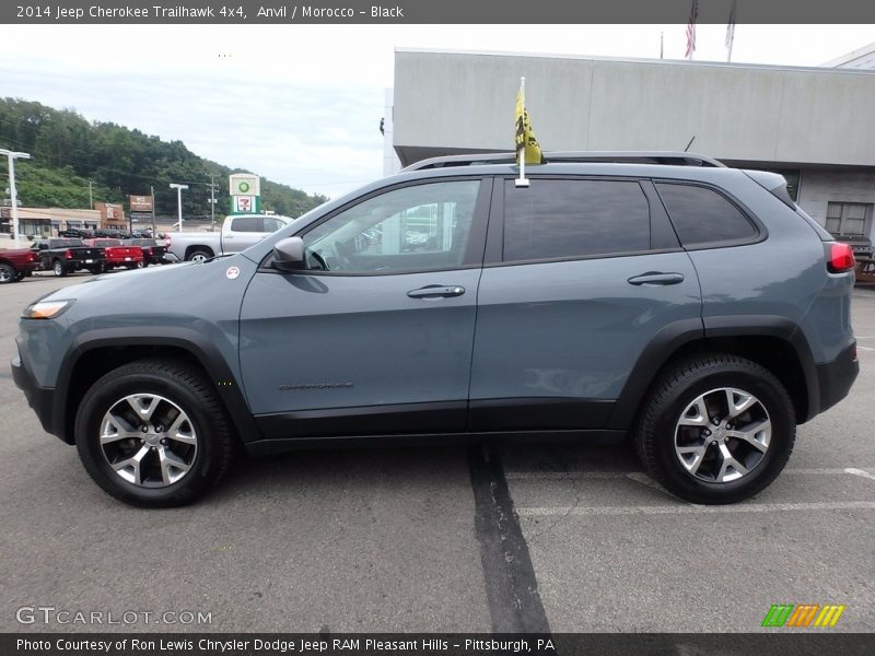 Anvil / Morocco - Black 2014 Jeep Cherokee Trailhawk 4x4