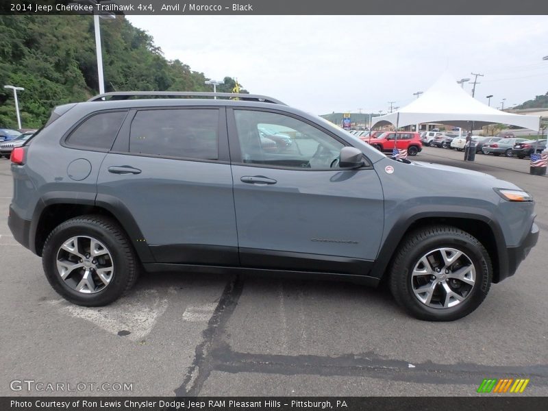 Anvil / Morocco - Black 2014 Jeep Cherokee Trailhawk 4x4