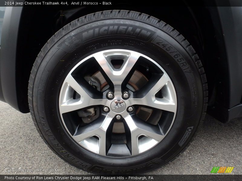 Anvil / Morocco - Black 2014 Jeep Cherokee Trailhawk 4x4